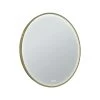Euro Mirror Olek Brass Aluminium Frame LED Round Mirror -Bathroom Shop 3 7