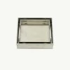 Radiant Square Tile Insert Floor Grate 100x100mm + 90mm Outlet -Bathroom Shop 316 RGS 100 90 600x600 1