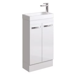 Fienza Denzel 450 Ensuite Vanity On Kickboard