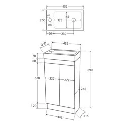 Front Page -Bathroom Shop 4525DWK spec
