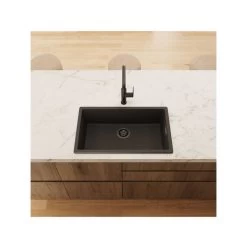 Fienza Kuro Granite Single Bowl Sink 53L -Bathroom Shop 68605 Lifestyle 1