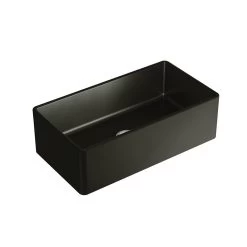 Fienza Benson Single Butler Sink Large Matte Black