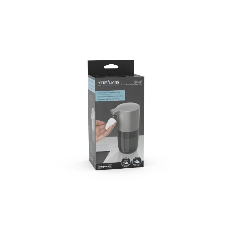 Better Living Foama Touchless Foaming Soap Dispenser Graphite 5 Better Living Foama Touchless Foaming Soap Dispenser Graphite - Image 3