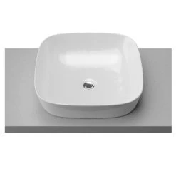 Timberline Addison Basin Semi-Inset Gloss White