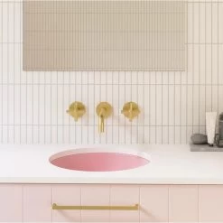 Timberline Allure Undermount Basin Matte Pink