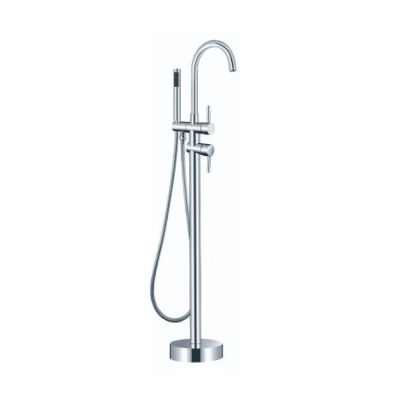 BUK Rund Floorstanding Bath Mixer With Hand Shower 2 BUK Rund Floorstanding Bath Mixer With Hand Shower