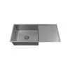 BUK Arcko Lux Single Bowl Sink With Drainer 980 X 440 X 230mm -Bathroom Shop BKR98