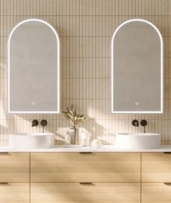 Remer Blanca LED Arch Mirror Cabinet BR50D