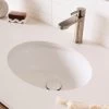 ADP Oval Under Counter Basin Gloss White BT416 -Bathroom Shop BT416