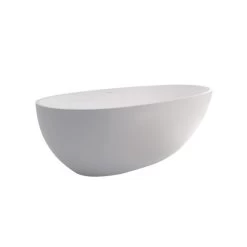 Fienza Bahama Matte White Stone Bath – 1500mm