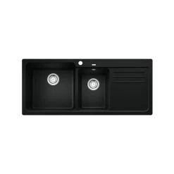 Blanco Naya 8S 1&3/4 Bowl Sink – Right Hand Drainer – Black