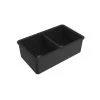 Turner Hastings Cuisine 85 X 46 Double Inset / Undermount Fine Fireclay Sink Matte Black -Bathroom Shop CUD85FS MB
