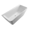 Fienza Delta Back To Wall Acrylic Bath 1500mm -Bathroom Shop DELTA 1500 Back To Wall Acrylic Bath 600x600 1