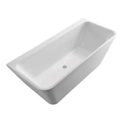 Fienza Delta Back To Wall Acrylic Bath 1500mm