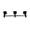 Metlam Double Toilet Roll Holder In Designer Black -Bathroom Shop DESIGNER ML256