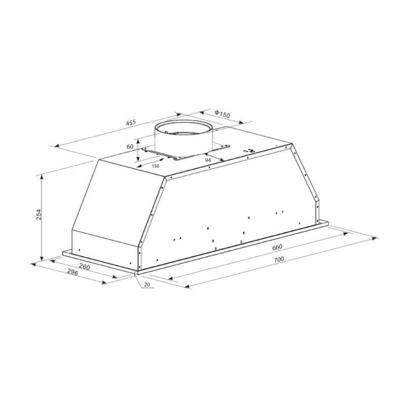 Euro Appliances EP70UMS2 70cm Undermount Rangehood 4 Euro Appliances EP70UMS2 70cm Undermount Rangehood - Image 2