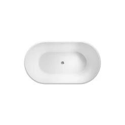 Fienza Austin Freestanding Bath With Overflow 1400mm -Bathroom Shop FR71 1400 OF Top