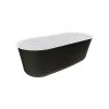 Fienza Windsor Freestanding Bath With Overflow 1700mm – Matte Black -Bathroom Shop FR72 1700B OF