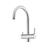 Oliveri Essentials Round Goose Neck 3 Way Filter Tap -Bathroom Shop FT3EGN