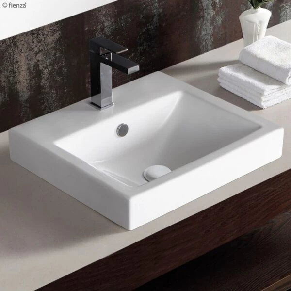 Fienza Low Profile Semi Inset Basin 4 Fienza Low Profile Semi Inset Basin - Image 2