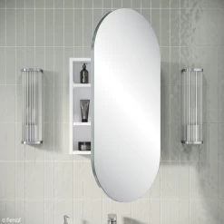 Fienza Pill Mirror Cabinet 450 X 900mm -Bathroom Shop Fienza Pill Mirror Cabinet 450 x 900mm PSH450PILL Lifestyle 2