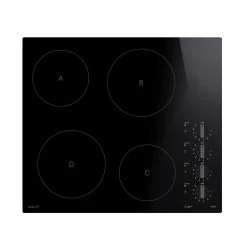 InAlto ICC604K.1 60cm Ceramic Cooktop, Knob Control