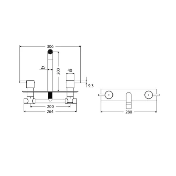 Fienza Isabella Wall Basin Set 4 Fienza Isabella Wall Basin Set - Image 2