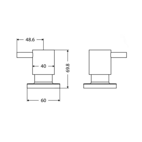 Fienza Isabella Wall Top Assemblies – Chrome 4 Fienza Isabella Wall Top Assemblies – Chrome - Image 2
