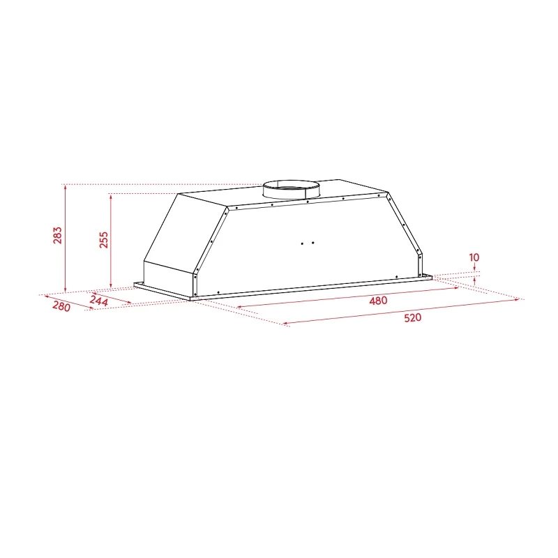 InAlto IUM52 52cm Undermount Rangehood 4 InAlto IUM52 52cm Undermount Rangehood - Image 2