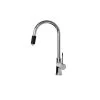ADP Indi Round Sink Mixer Chrome / Matte Black -Bathroom Shop Indi Round Sink Mixer 600x600 1