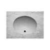 Johnson Suisse Emilia Round Compact Undercounter Vanity Basin With 32mm Pop-up Waste -Bathroom Shop JBSE236