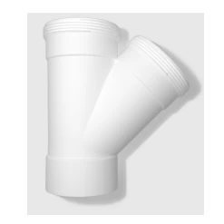 Pipe King 100mm X 45° F&F Junction DWV JFF10045