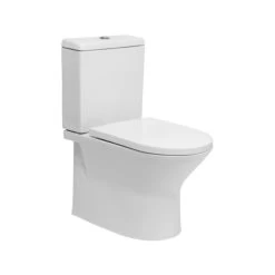 Johnson Suisse Emilia Back To Wall Rimless Toilet Suite With Polypropylene Soft Close Seat