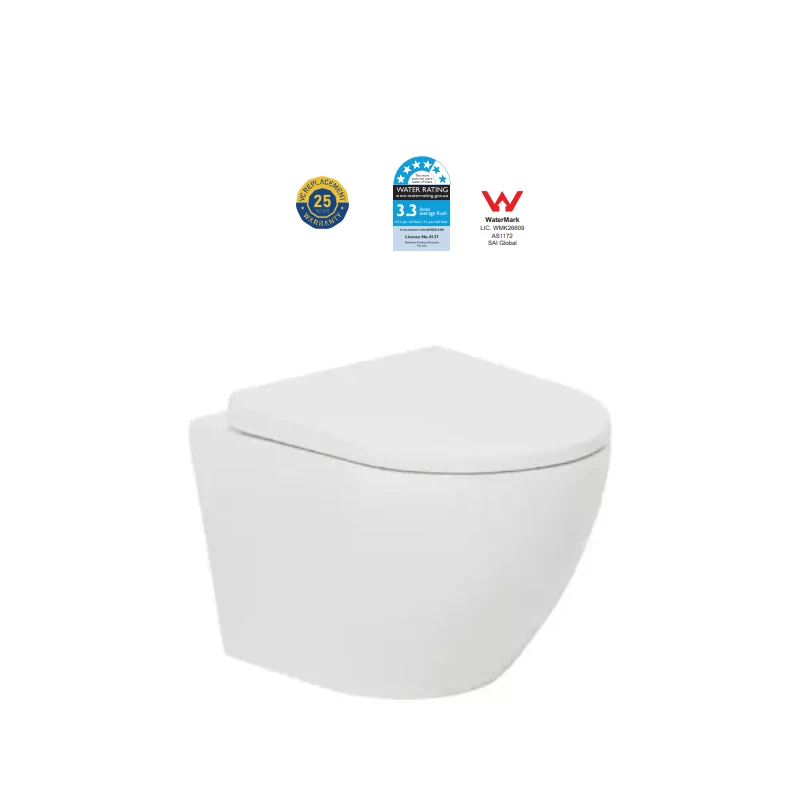 Johnson Suisse Gemelli Wall Hung Rimless Pan With Seat Toilet Suite 3 Johnson Suisse Gemelli Wall Hung Rimless Pan With Seat Toilet Suite