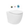 Johnson Suisse Gemelli Wall Faced Rimless Pan With Seat -Bathroom Shop JTTG711.715