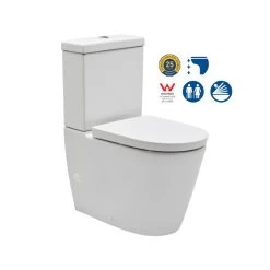 Johnson Suisse Venezia Ambulant Back To Wall Rimless Toilet Suite With Seat