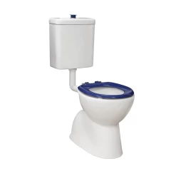 Fienza Stella Care Blue Adjustable Link Toilet Suite