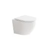 Fienza Koko Tornado Flush Wall Hung Toilet Suite Matte White W/ Slim Seat R&T In-Wall Cistern -Bathroom Shop K2376MW RT