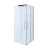 Johnson Suisse Daintree 1000 Square Slider Shower Screen -Bathroom Shop KSSDA40CHCLS