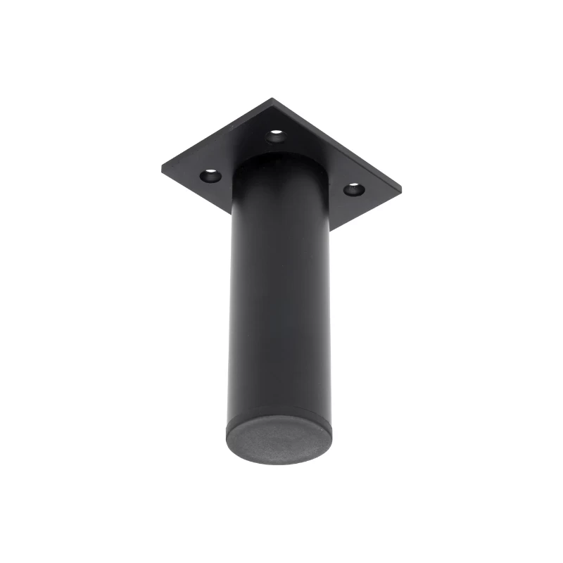 Fienza Round Matte Black Vanity Leg 120mm 3 Fienza Round Matte Black Vanity Leg 120mm