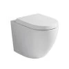 Cai Pedestal Pan & Seat – Gloss White -Bathroom Shop M2370B