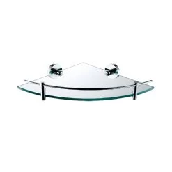 Fienza Michelle Glass Corner Shelf 200mm