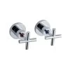 Fienza Michelle Wall Top Assemblies – Chrome Finish -Bathroom Shop MICHELLE Wall Top Assemblies 600x600 1