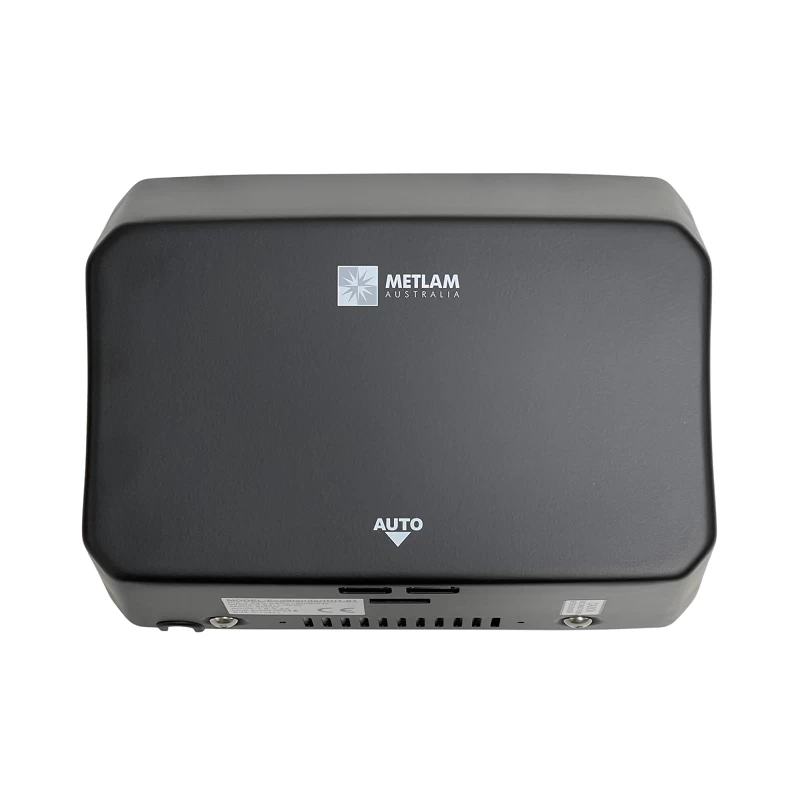 Metlam Black EcoSlender Slimline Automatic Operation Hand Dryer 3 Metlam Black EcoSlender Slimline Automatic Operation Hand Dryer