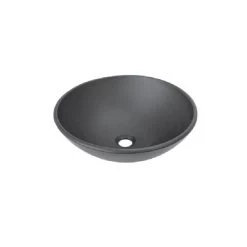 Castano Midnight Matte Black Mini Glass Basin 310Ø