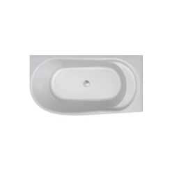 Decina Natalia 1500 Back To Corner Freestanding Bath – Right Hand