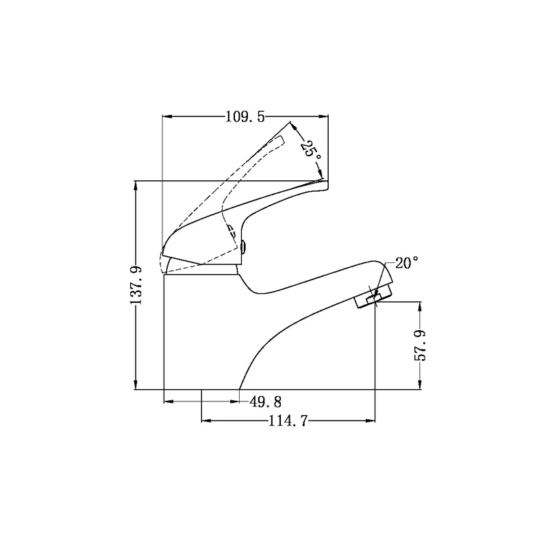 Nero Classic Basin Mixer 4 Nero Classic Basin Mixer - Image 2