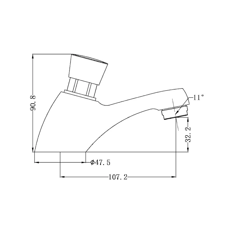 Nero Classic Push Tap 4 Nero Classic Push Tap - Image 2