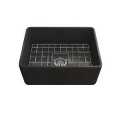 Turner Hastings Novi 60 X 46 Matte Black Fine Fireclay Butler Sink