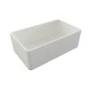 Turner Hastings Novi 75 X 46 Fine Fireclay Matte White Butler Sink -Bathroom Shop Novi 75 x 46 Fine Fireclay Matte White Butler Sink 600x600 1